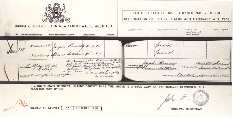 File:Kennedy & Hutchison Marriage Certificate.jpg