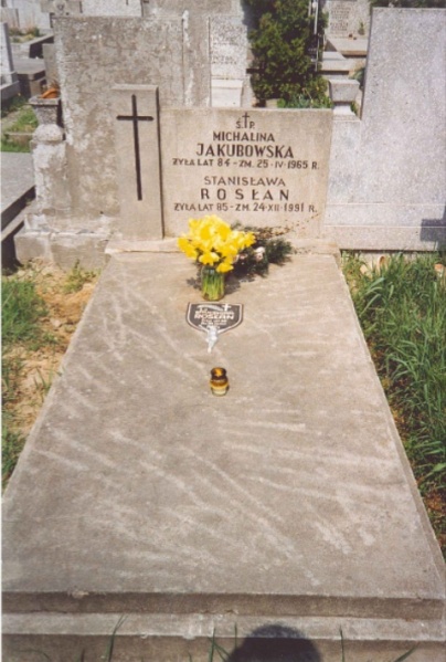 File:Tombstone for Stanisława Teofila Rosłan (Stasia).jpg