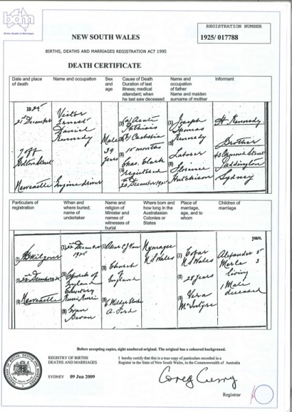 File:Victor Ernest Daniel Kennedy Death Certificate.jpg